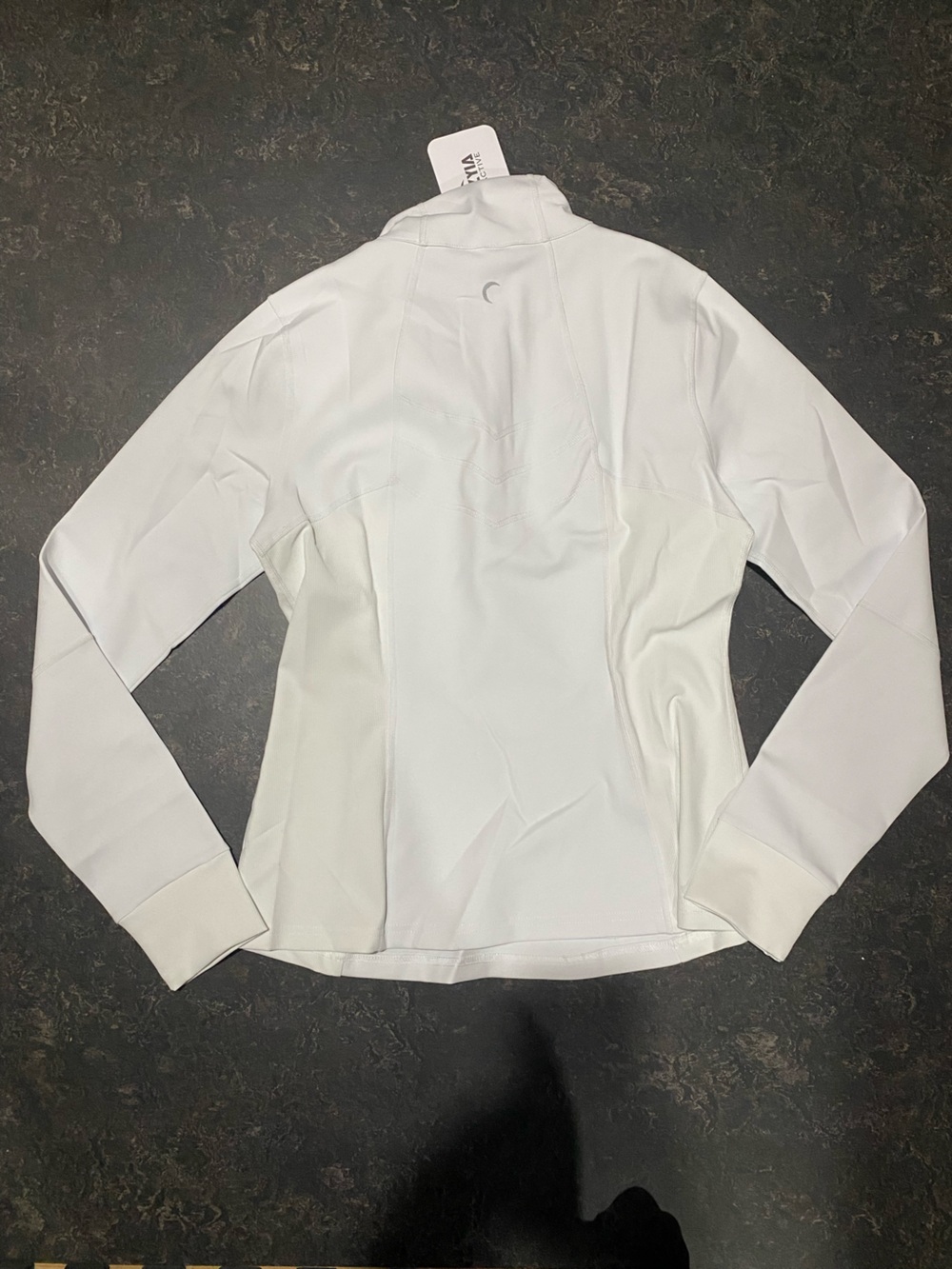ZYIA ACTIVE NWT White Fitted Flight Jacket (M)